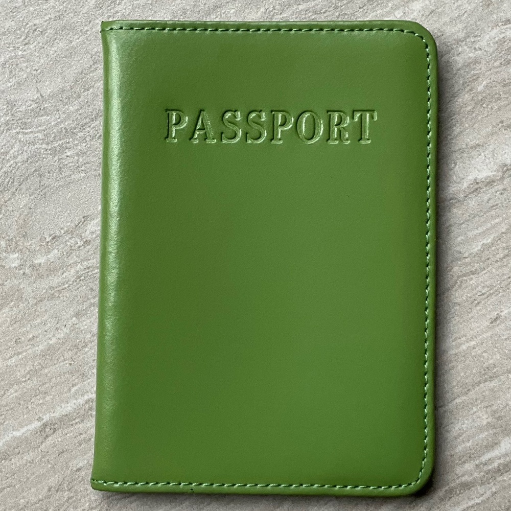 Jack Georges Handmade Leather Passport Cover New Without Box
